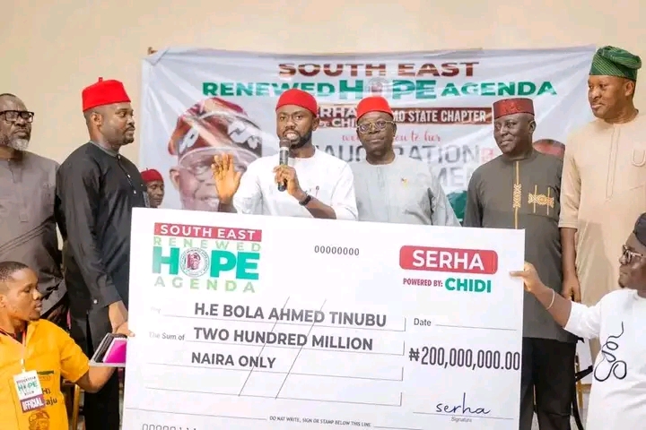 South-East Group Raises ₦200m for Tinubu’s 2027 APC Presidential Nomination Form