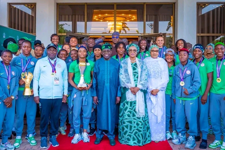 I Didn’t Want To Watch The Match Because of High Blood Pressure. Tinubu Tells The Super Falcons As He Gifts Them $100,000 (150M) Each (Watch Full Video)